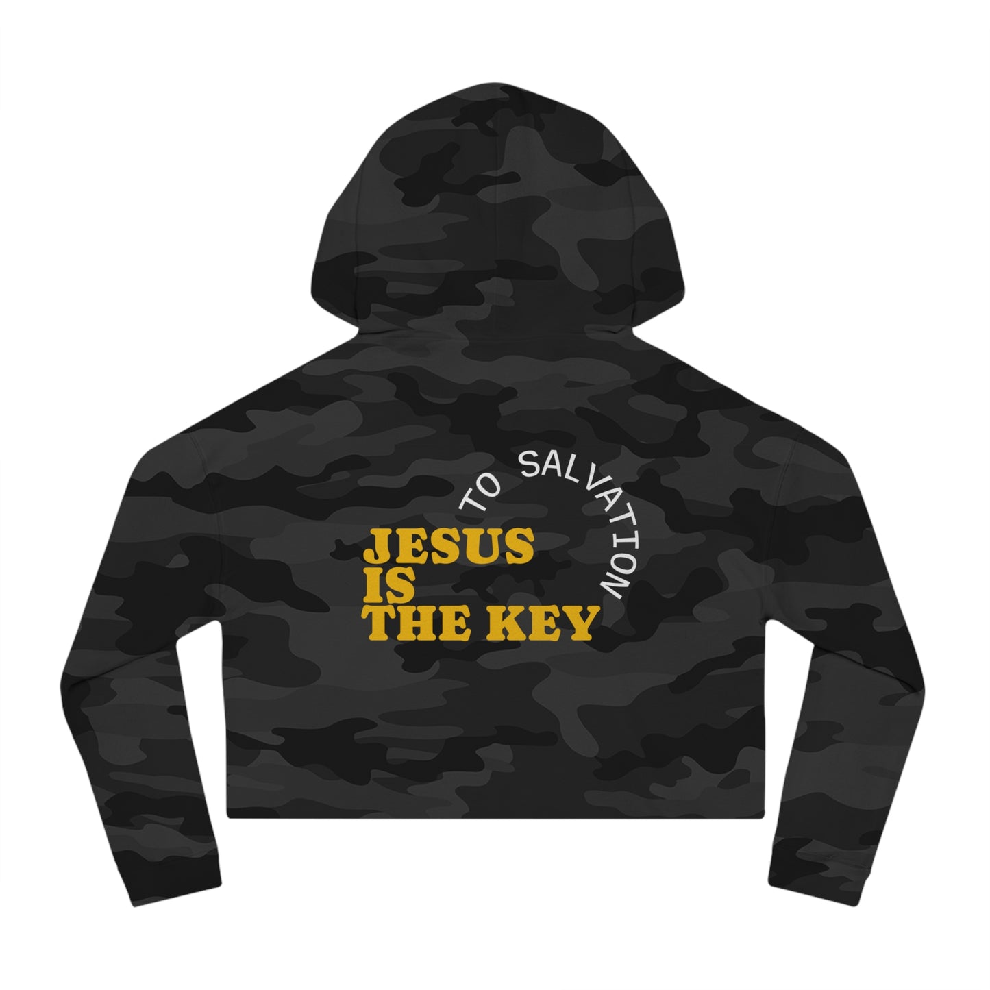 “SALVATION” Cropped hoodie